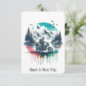 Reisespielkarte Karte (Stehend Vorderseite)