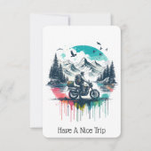 Reisespielkarte Karte (Vorderseite)