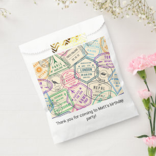 Reisestempel Geschenktütchen
