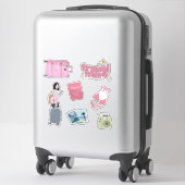 Reisesticker für Reisebegeisterte Aufkleber (Koffer)