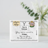 Reisestunde: Ruhe Postkarte (Stehend Vorderseite)