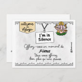 Reisestunde: Ruhe Postkarte (Vorne/Hinten)