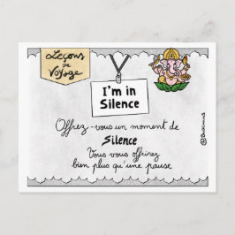 Reisestunde: Ruhe Postkarte