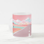 ReiseSummer Sunset Sky Road Trip Rocky Mountain Mattglastasse (Vorderseite Links)