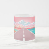 ReiseSummer Sunset Sky Road Trip Rocky Mountain Mattglastasse (Mittel)