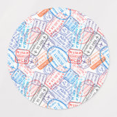 Reisesymbol Etiketten (Design 1)