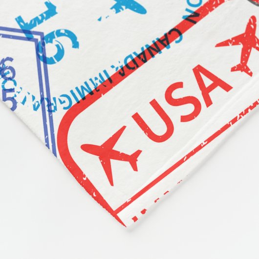 Reisesymbol Fleecedecke (Ecke)