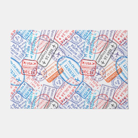 Reisesymbol Fußmatte (Vorderseite)