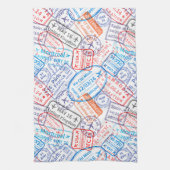 Reisesymbol Geschirrtuch (Vertikal)