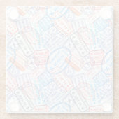 Reisesymbol Glasuntersetzer (Rückseite)