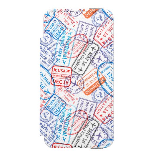 Reisesymbol Incipio iPhone Geldbeutel-Hülle (Folio Vorderseite)