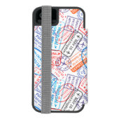 Reisesymbol Incipio iPhone Geldbeutel-Hülle (Folio Rückseite)