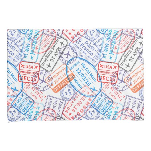 Reisesymbol Kissenbezug (Vorderseite-Rechts)