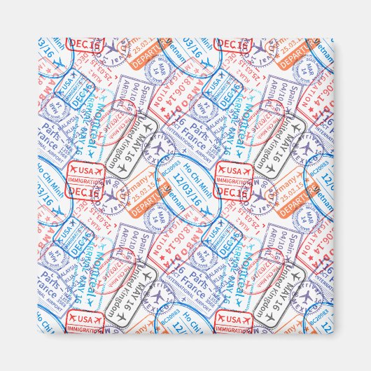 Reisesymbol Magnet (Vorne)