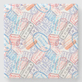 Reisesymbol Steinuntersetzer (Vorderseite)