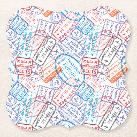 Reisesymbol Untersetzer (Vorderseite)