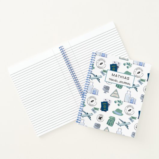 Reisetaal für seinen eigenen Text Notizblock (Innenseite)