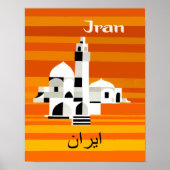 Reisetafel für Iran Poster (Vorne)