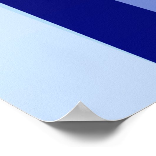 Reisetafel Santorini Poster (Ecke)