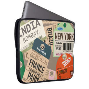Reisetagebuch Laptopschutzhülle