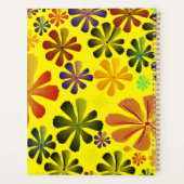 Reisetagebuch Niedlich Retro Floral Reisen Planer (Rückseite)