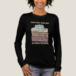 Reiseteilüberpacker Schweres Gepäck Tri-Blend Shirt