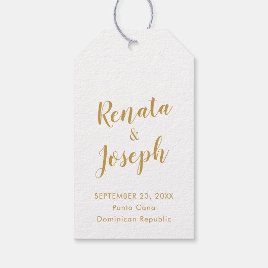 Reisethema Flugziel Gefallen Geschenkanhänger (Rückseite)