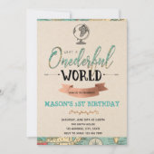 Reisethema-Party Einladung (Vorderseite)