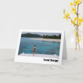 Reisetherapie Karte (Gelbe Blume)