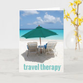 Reisetherapie Karte (Gelbe Blume)