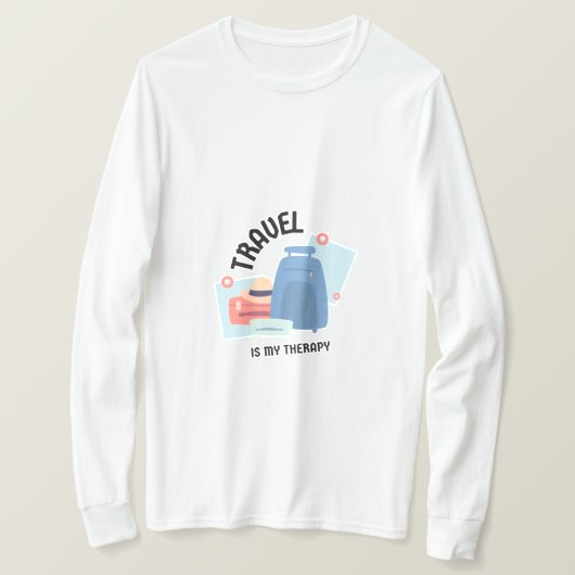 Reisetherapie T-Shirt (Design vorne)
