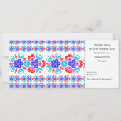 Reiseticket Boarding Pass Portugal Hochzeit Einladung (Rückseite)