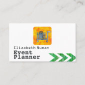 Reiseticketveranstalter Visitenkarte (Vorderseite)