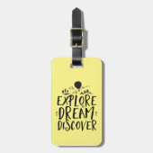Reisetipps Entdecken Sie den Traum Gepäckmarke ent Gepäckanhänger (Vorderseite vertikal)