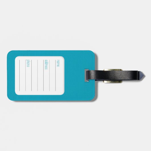 Reisetipps für die Inspiration von Reisegepäck Gepäckanhänger (Rückseite horizontal)