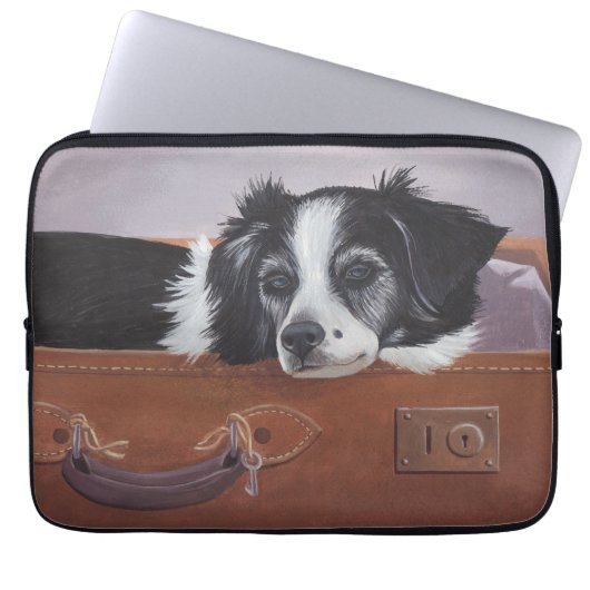 Reiseträume Laptopschutzhülle (Vorderseite)