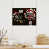 Reiseträume Poster (Küche)