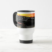 Reisetug mit Psalmen 8-1 eingeschrieben Reisebecher (Vorderseite Links)