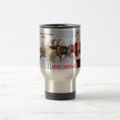 Reisetug rostfrei, fröhliches Weihnachtsschwein Reisebecher (Mittel)