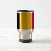 Reiseumarmung mit Flagge Belgiens Reisebecher (Mittel)