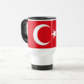 Reiseumarmung mit Flagge der Türkei Reisebecher (Vorderseite Links)