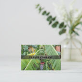 Reiseunternehmen Visitenkarte (Stehend Vorderseite)
