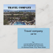 Reiseunternehmen Visitenkarte (Vorne/Hinten)