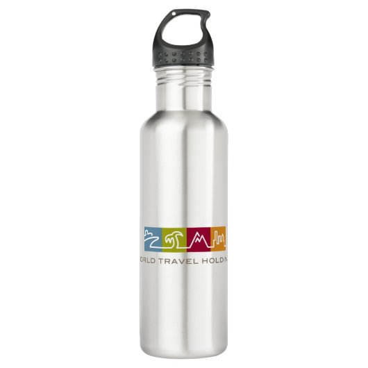 Reiseveranstalter Edelstahlflasche (Vorderseite)