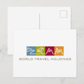 Reiseveranstalter Postkarte (Vorne/Hinten)