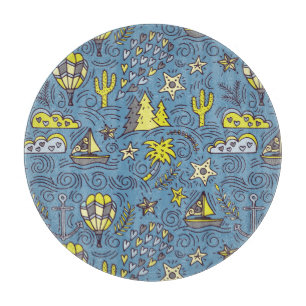 Reisevergnügen Schneidebrett