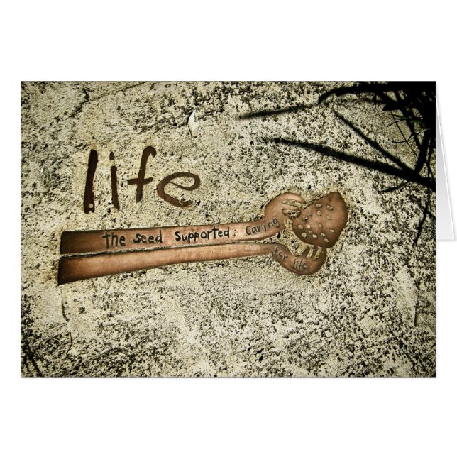 Reisevisionen | Weisheitswortkarte (Vorderseite (Horizontal))