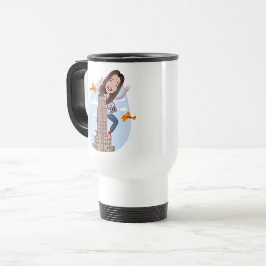 Reisewagen Reisebecher (Vorderseite Links)