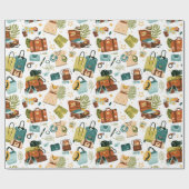 Reisewegweispapier Geschenkpapier (Flach)