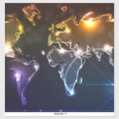 Reisewelt Aufkleber (Blatt)